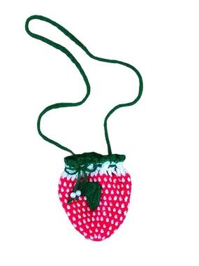 Handmade crochet Strawberry bag